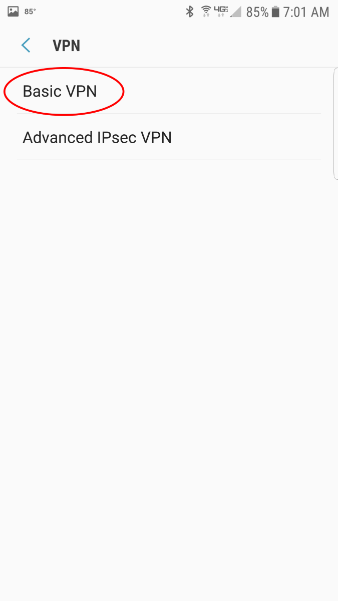 Android VPN Basic