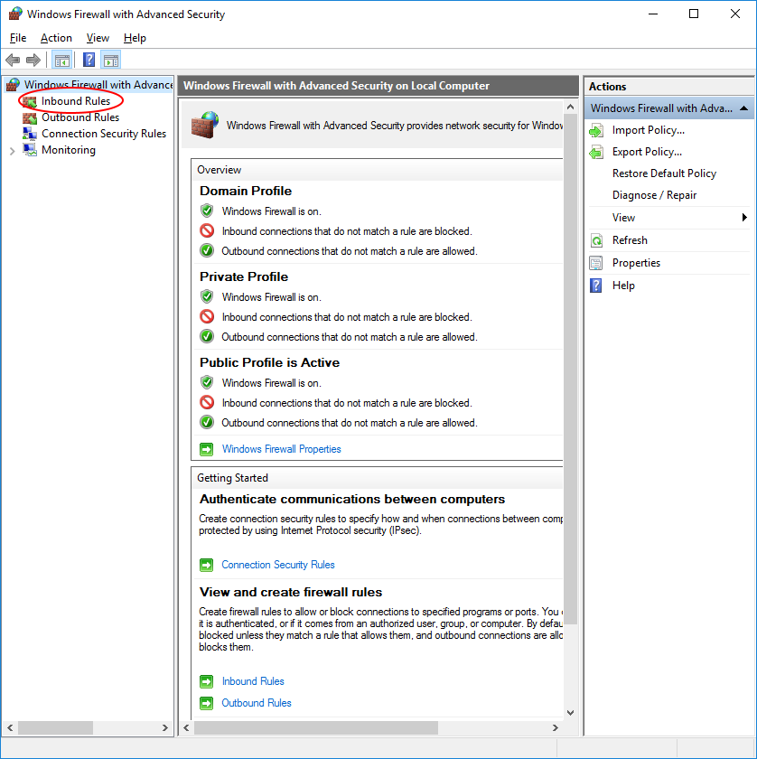Inbound Rules